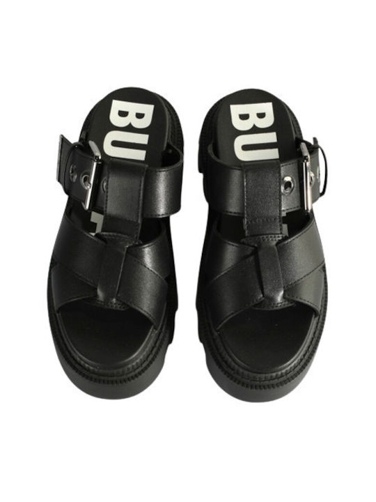 Buffalo Crossover Women's Sandals Black