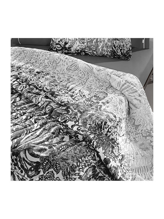 Guy Laroche Artizan Cuvertură Extra-dublu Negru și alb 220x240cm