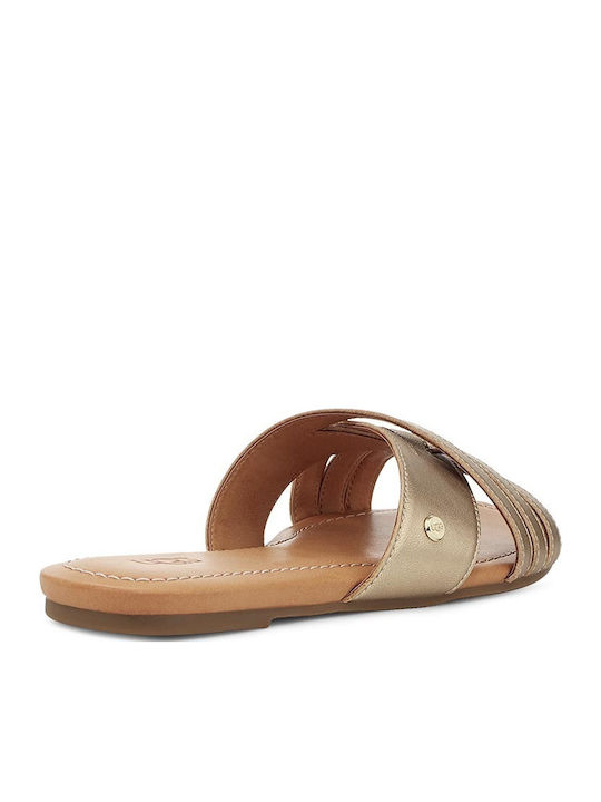 Kenleight Sandale De Piele Dama Aurii