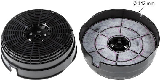 Wpro Aktivkohlefilter Für Dunstabzugshaube Ø14,2cm Set