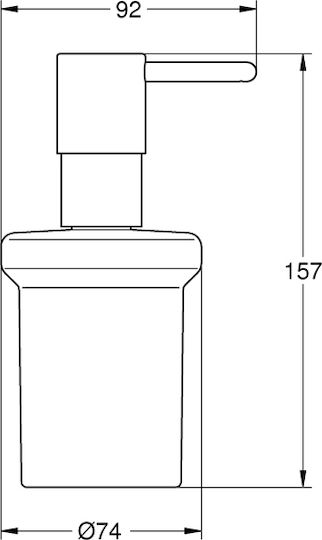Grohe Essentials Dispenser Μεταλλικό 160ml