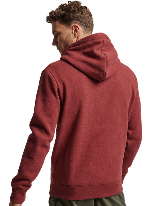 Superdry Vintage Logo Rhubarb Marl with Hood