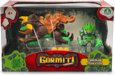 Giochi Preziosi Miniature Toy Elemental Forest Beast Troncalion & Lord Tasarau Gormiti for 4+ Years