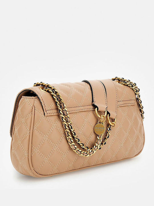 HWQA8748210 Damentasche Schultertasche Beige