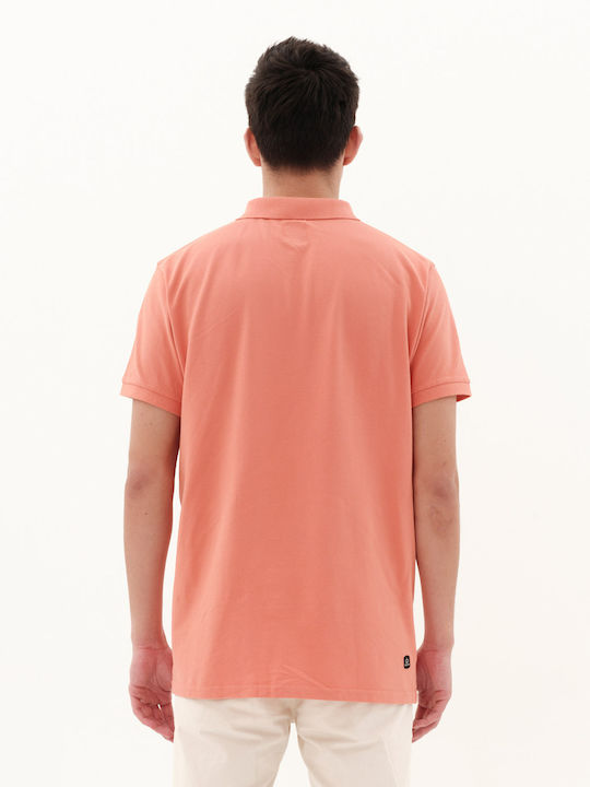Emerson Men's Short Sleeve Blouse Polo Dusty Orange