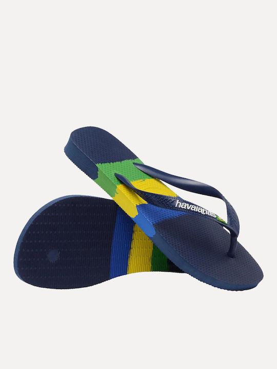 Brasil Tech Men's Flip Flops Blue