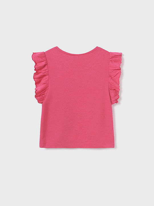 Mayoral Kids Blouse Sleeveless Fuchsia