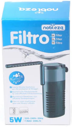 Nobleza Filtro Intern Aquarium Filter für Aquarien mit einer Kapazität von bis zu 700Es und einer Leistung von 8W