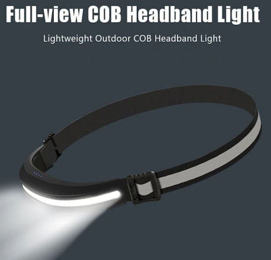 Aerbes Wiederaufladbar Stirnlampe LED IPX4 mit maximaler Helligkeit 400lm Aerbes AB-Z1099 Schwarz
