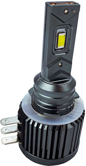 Carner Λάμπες Αυτοκινήτου H15 LED 6000K Ψυχρό Λευκό 36V 75W 2τμχ