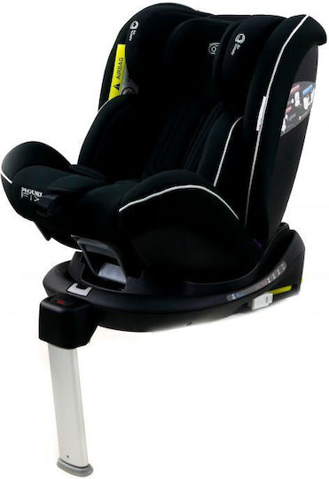 Asalvo Phoenix Καθισματάκι Αυτοκινήτου i-Size με Isofix Black 0-36 kg