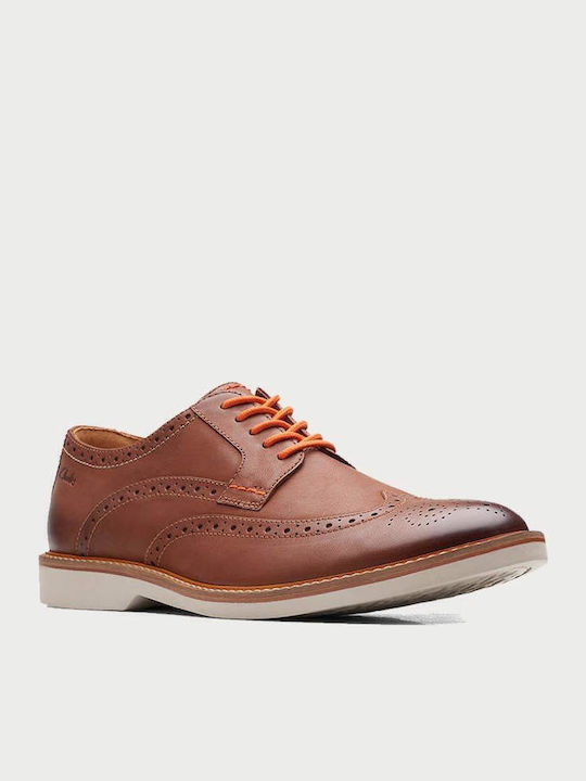 Leder Herren Oxfords Braun