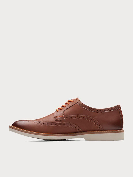 Leder Herren Oxfords Braun