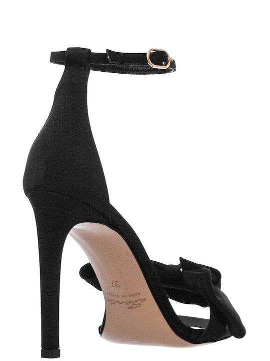 Fabric Sandals Black