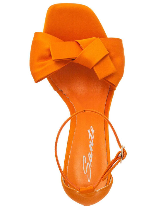 Fabric Sandals Orange