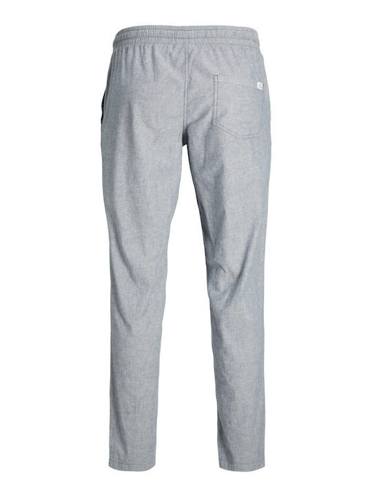 Trousers Elastic in Loose Fit Blue indigo