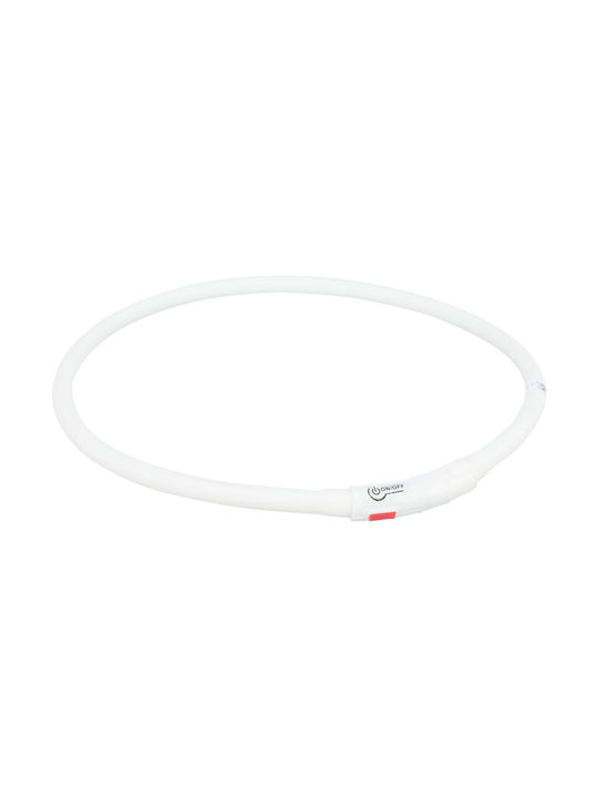 Trixie Shiny Silicone Guler pentru câini din USB 10mm x 70cm