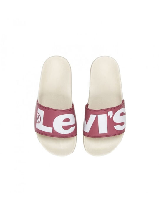 Levi's June Slides σε Κόκκινο Χρώμα