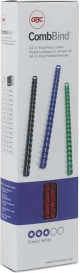 GBC Coloană vertebrală din plastic / spirală Legare cărți 12mm