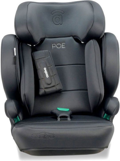 Asalvo Poe Καθισματάκι Αυτοκινήτου i-Size με Isofix Grey 15-36 kg