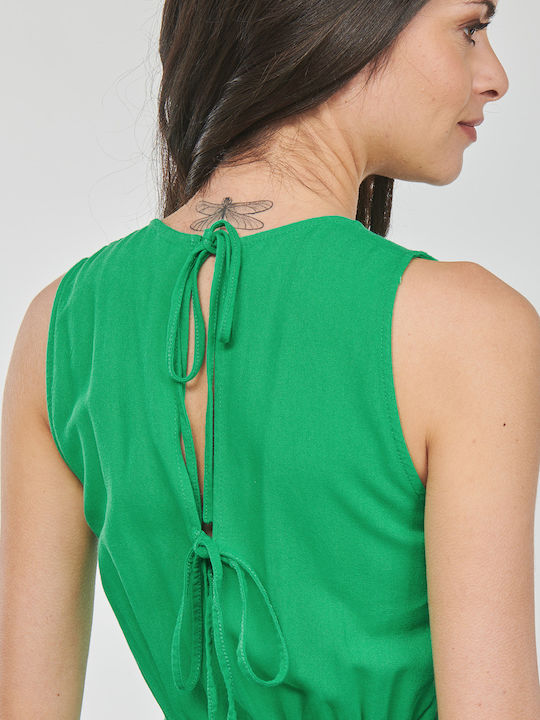 Γυναικεία Αμάνικη Ολόσωμη Φόρμα Bright Green