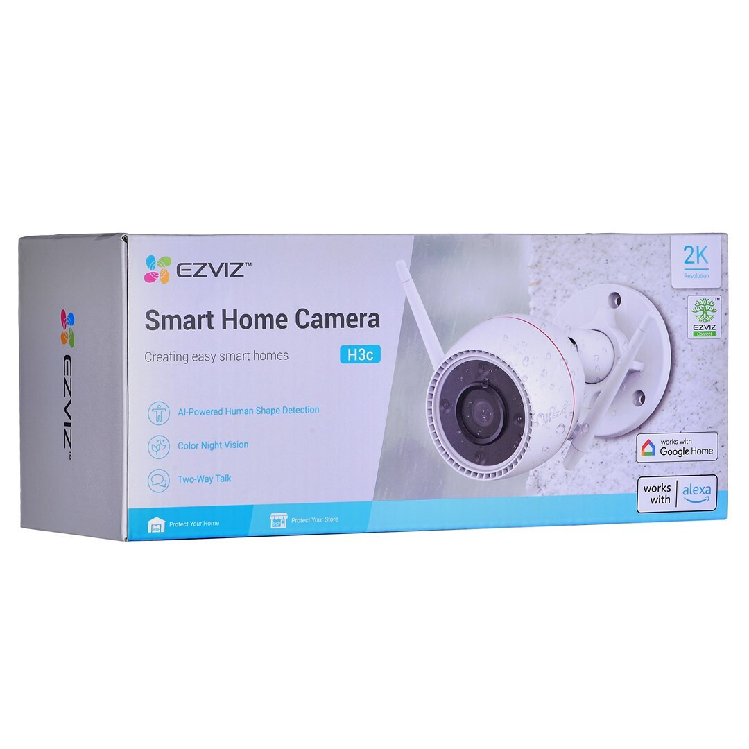 CS-H3C Ezviz - Telecamera H3c 2K 3MP Wifi da esterno, audio