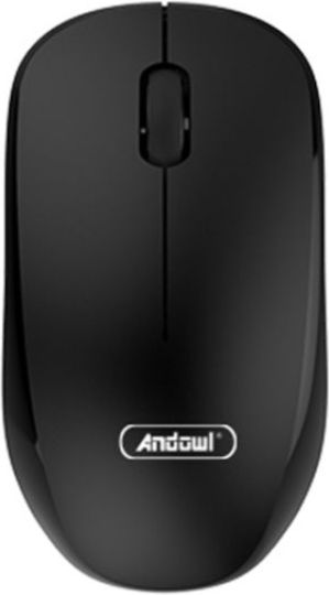 Andowl QM68 Ασύρματο Ποντίκι Μαύρο