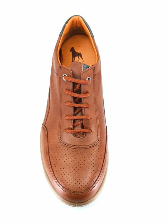 Leder Herren Freizeitschuhe Tabac Braun