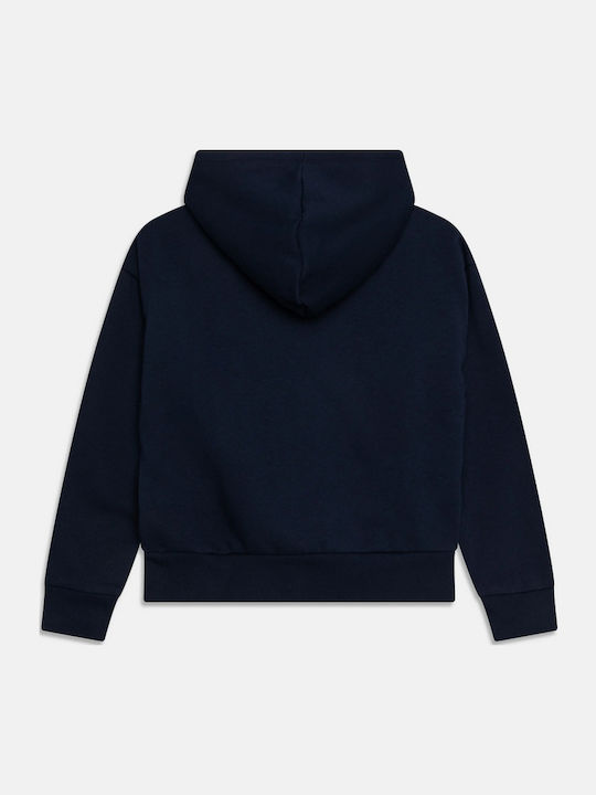 Kids Sweatshirt with Hood Navy Blue