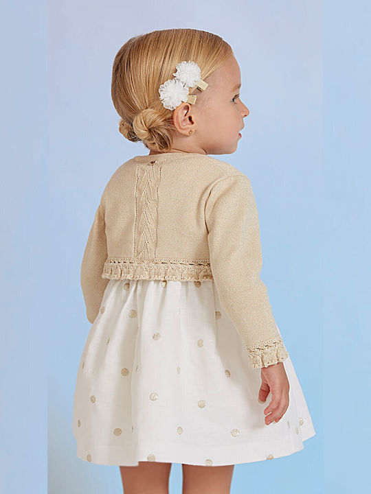 Kids Bolero Knitted Gold