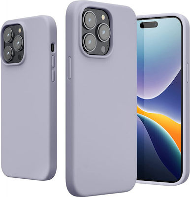 KWmobile Silicone Back Cover Light Lavender (iPhone 14 Pro Max)