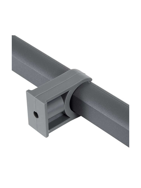 GloboStar Stellar Bară de Iluminat Exterior Lampă LED Wall Washer 12W cu Lumină Albă Caldă IP67 Gri