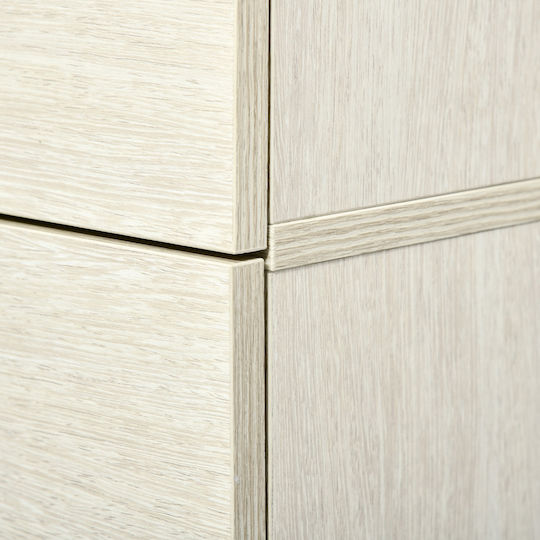 HomCom Στήλη Μπάνιου Δαπέδου Μ34xΒ34xΥ150cm Λευκή