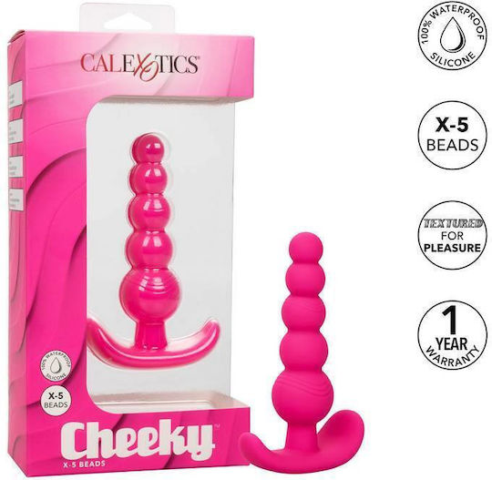 Calexotics Cheeky Πρωκτικές Μπίλιες Φούξια 11cm