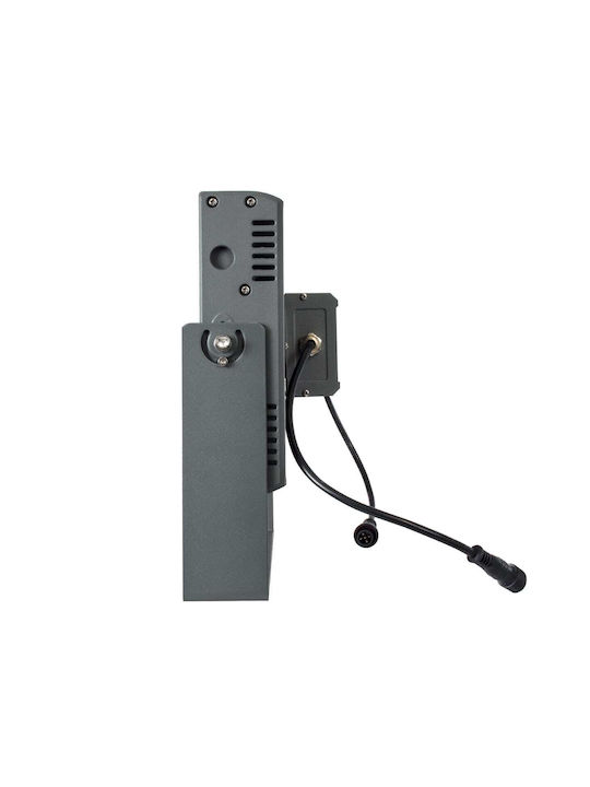 GloboStar Zana Outdoor Floor Lamp LED Wall Washer 100W RGBW IP65 Gray