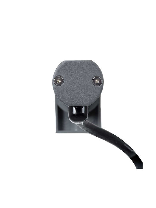 GloboStar Panda Outdoor Floor Lamp LED Wall Washer 36W with Natural White Light IP67 Gray