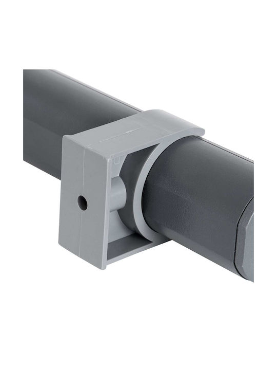 GloboStar Window-Bari Außenstehlampe LED Wall Washer 12W mit Blauem Licht IP67 Graue