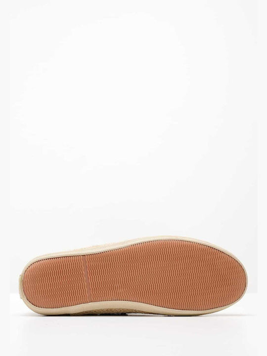 Maoui Sailor Men's Leather Boat Shoes Beige