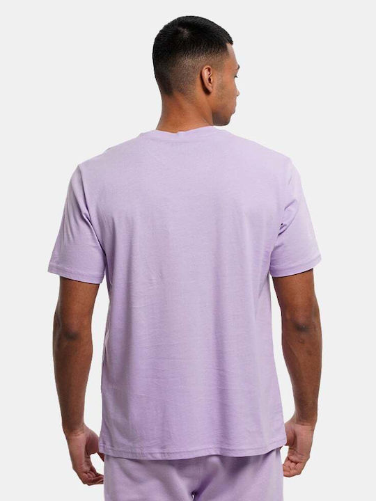 Champion Crewneck Men's Short Sleeve T-shirt Purple