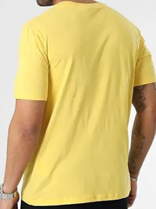 Champion Crewneck Men's Short Sleeve T-shirt Yellow