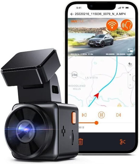 Vantrue E1 Lite Windshield Car DVR with Adhesive Tape
