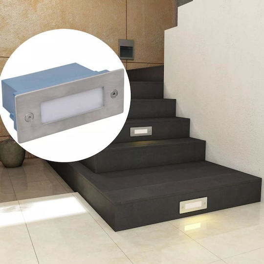 vidaXL Επιτοίχιο Εξωτερικό Σποτ LED IP54 1W με Θερμό Λευκό Φως 4.4x11.1x5.6εκ.