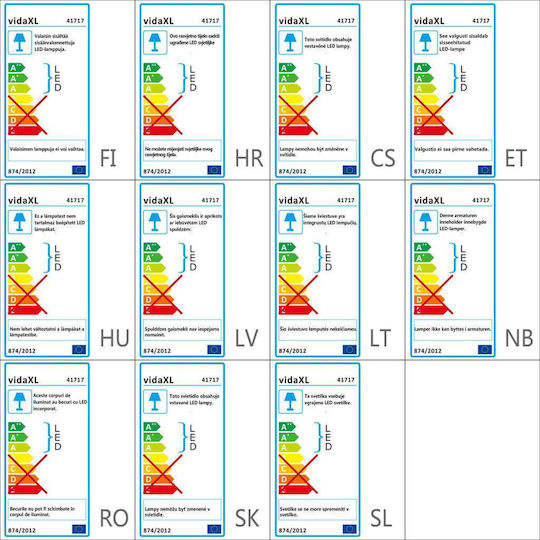 vidaXL Επιτοίχιο Εξωτερικό Σποτ LED IP54 1W με Θερμό Λευκό Φως 4.4x11.1x5.6εκ.