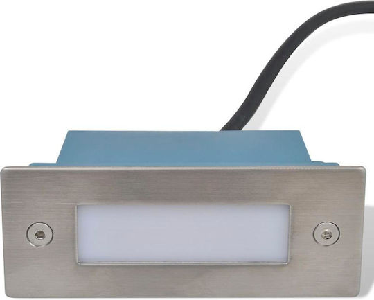 vidaXL Επιτοίχιο Εξωτερικό Σποτ LED IP54 1W με Θερμό Λευκό Φως 4.4x11.1x5.6εκ.