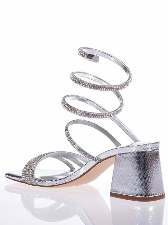 Menbur Women's Sandals In Silver Colour 0
