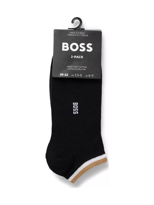 Boss Ανδρικές Κάλτσες Μαύρες 2Pack Boss Ανδρικές Κάλτσες Μαύρες 2Pack