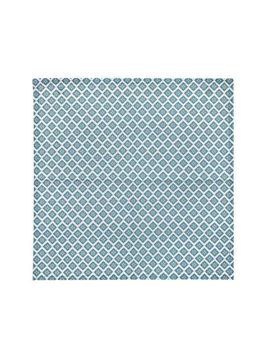Atmosphera Etnik Kitchen Towel Made of 100% Cotton in Blue Color 40x40cm 4 Pieces