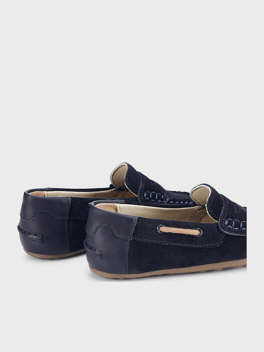 Suede Παιδικά Μοκασίνια Navy Μπλε