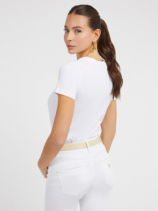 Guess W3GI36I3Z14 Γυναικείο T-shirt Λευκό