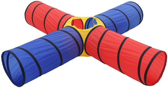 vidaXL vidaXL Play Tent Tunnel Multicolour for 6 Years Old and Above